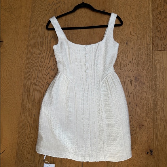 Self-Portrait tweed mini dress with tags - Picture 4 of 8